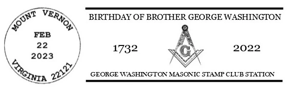 GWMSC Club Station Birthday of George Washington pictorial&hellip;